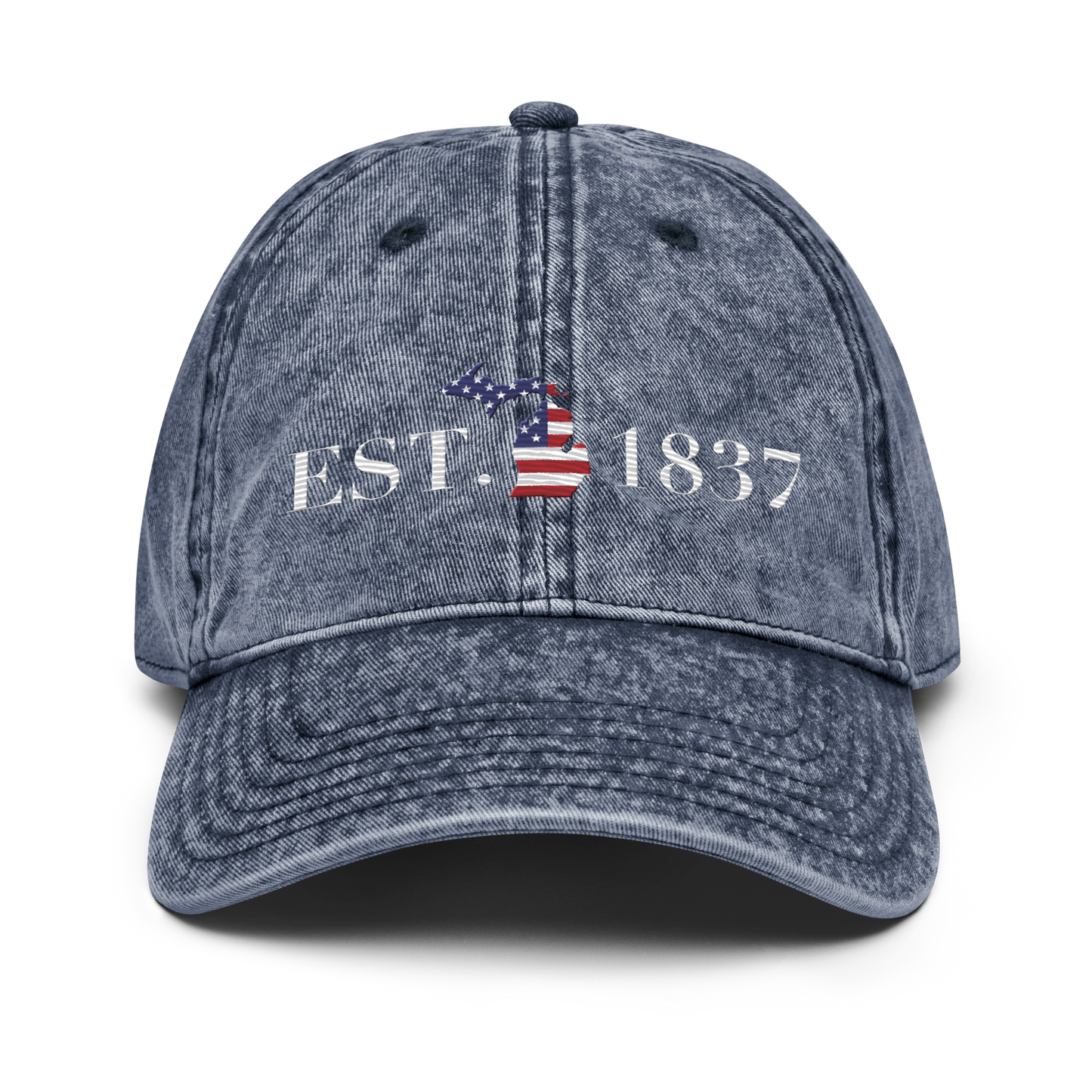 Michigan 'EST 1837' Vintage Baseball Cap