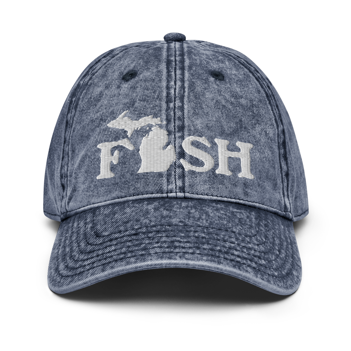 Michigan 'Fish' Vintage Baseball Cap