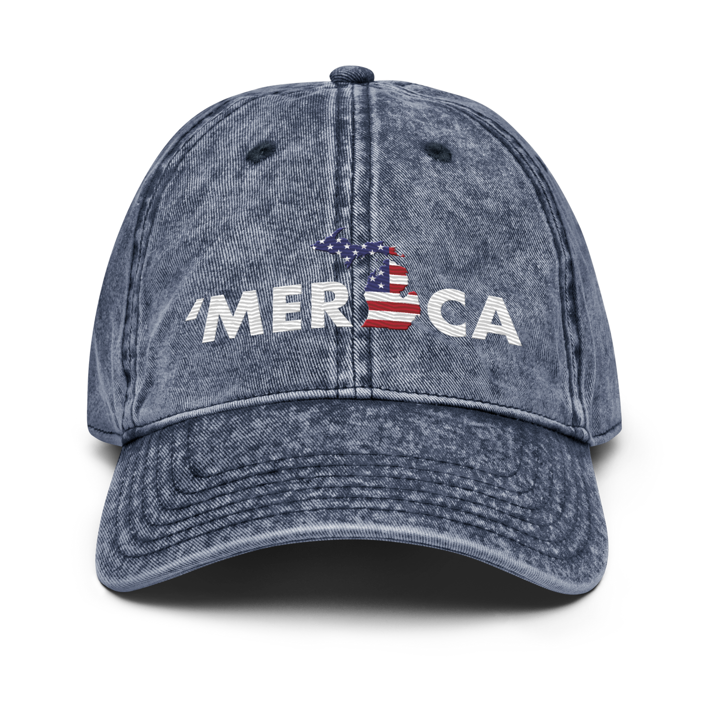 Michigan 'Merica' Vintage Baseball Cap