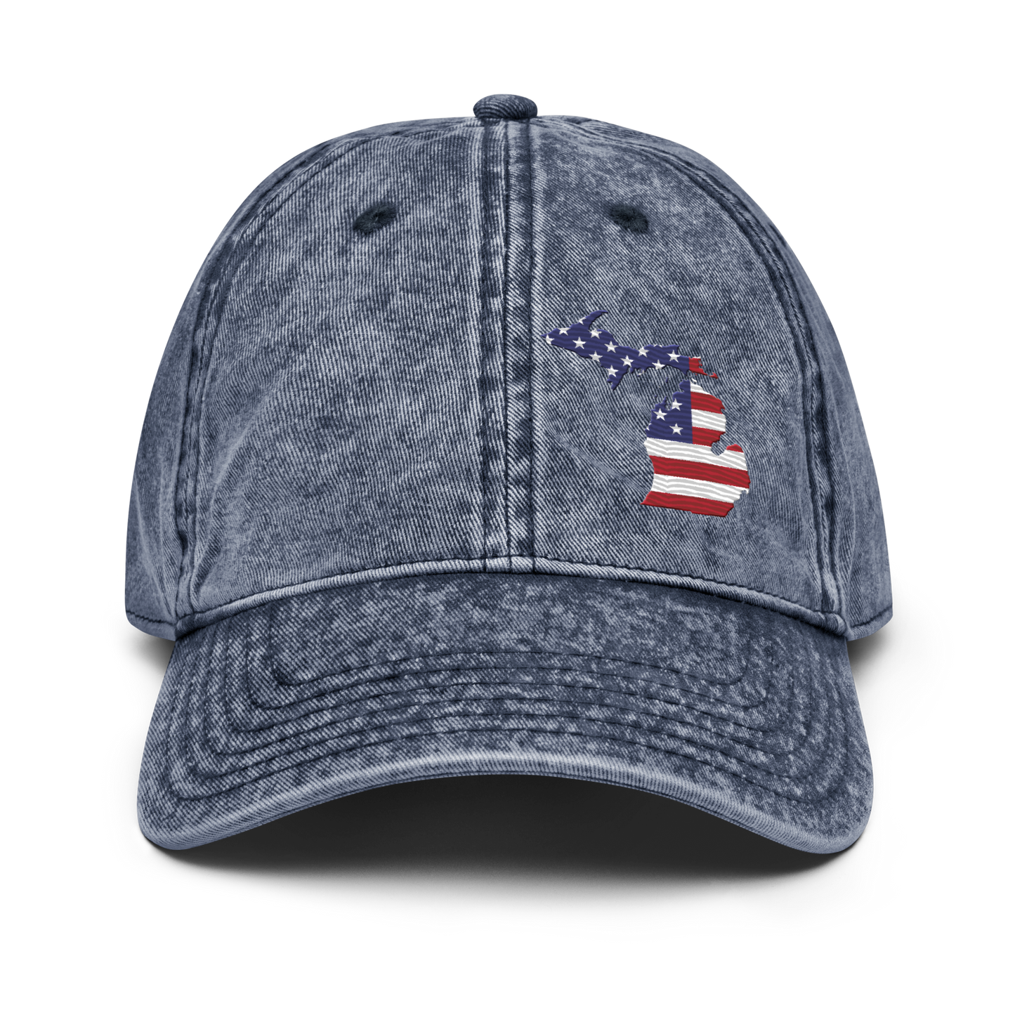 Michigan Vintage Baseball Cap (Patriot Edition)