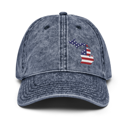 Michigan Vintage Baseball Cap (Patriot Edition)