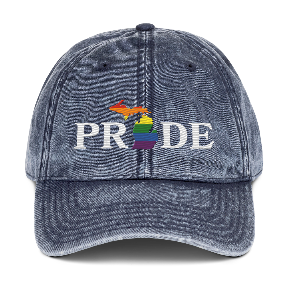 Michigan 'Pride' Vintage Baseball Cap