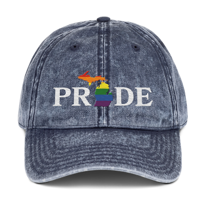 Michigan 'Pride' Vintage Baseball Cap