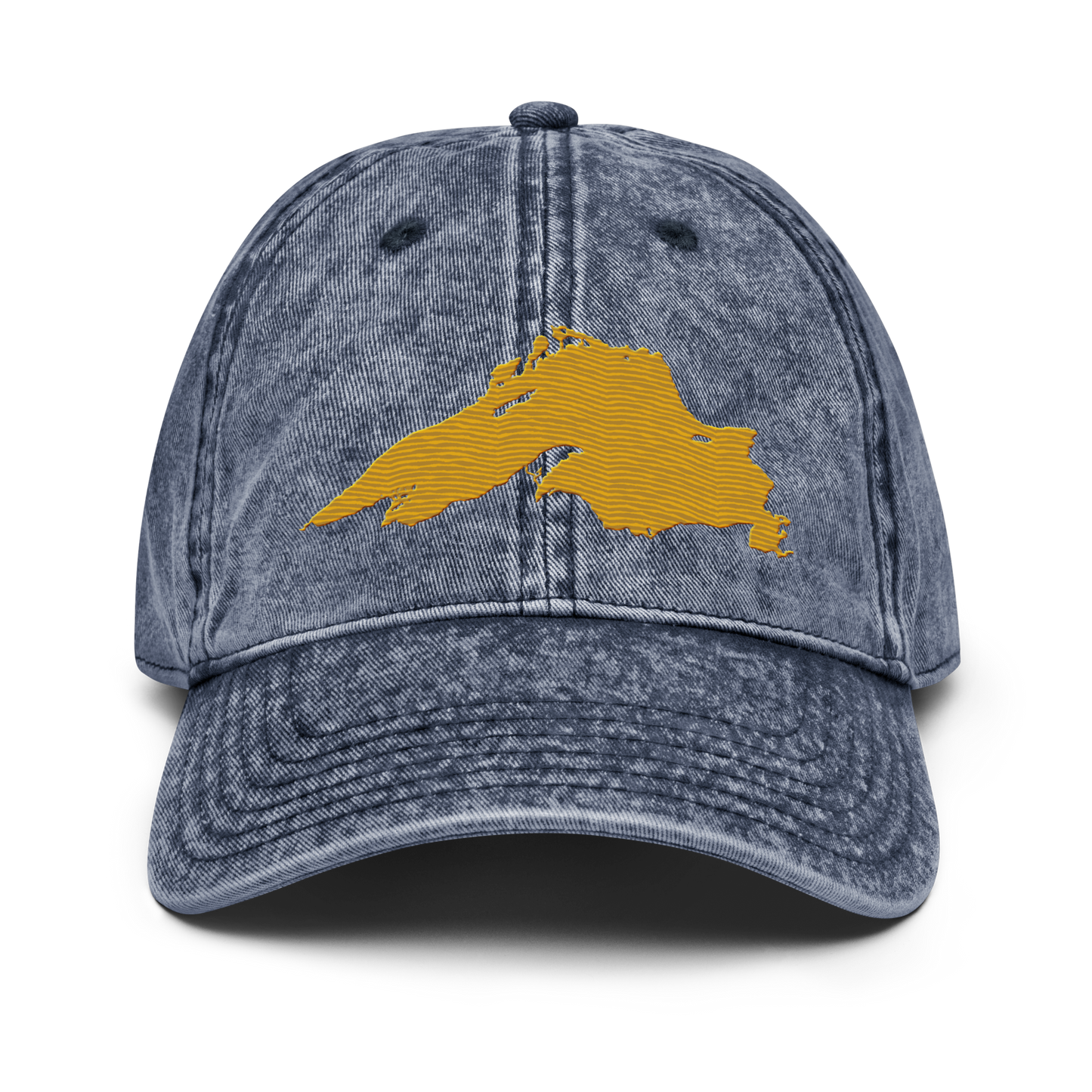 Lake Superior Vintage Baseball Cap | Gold