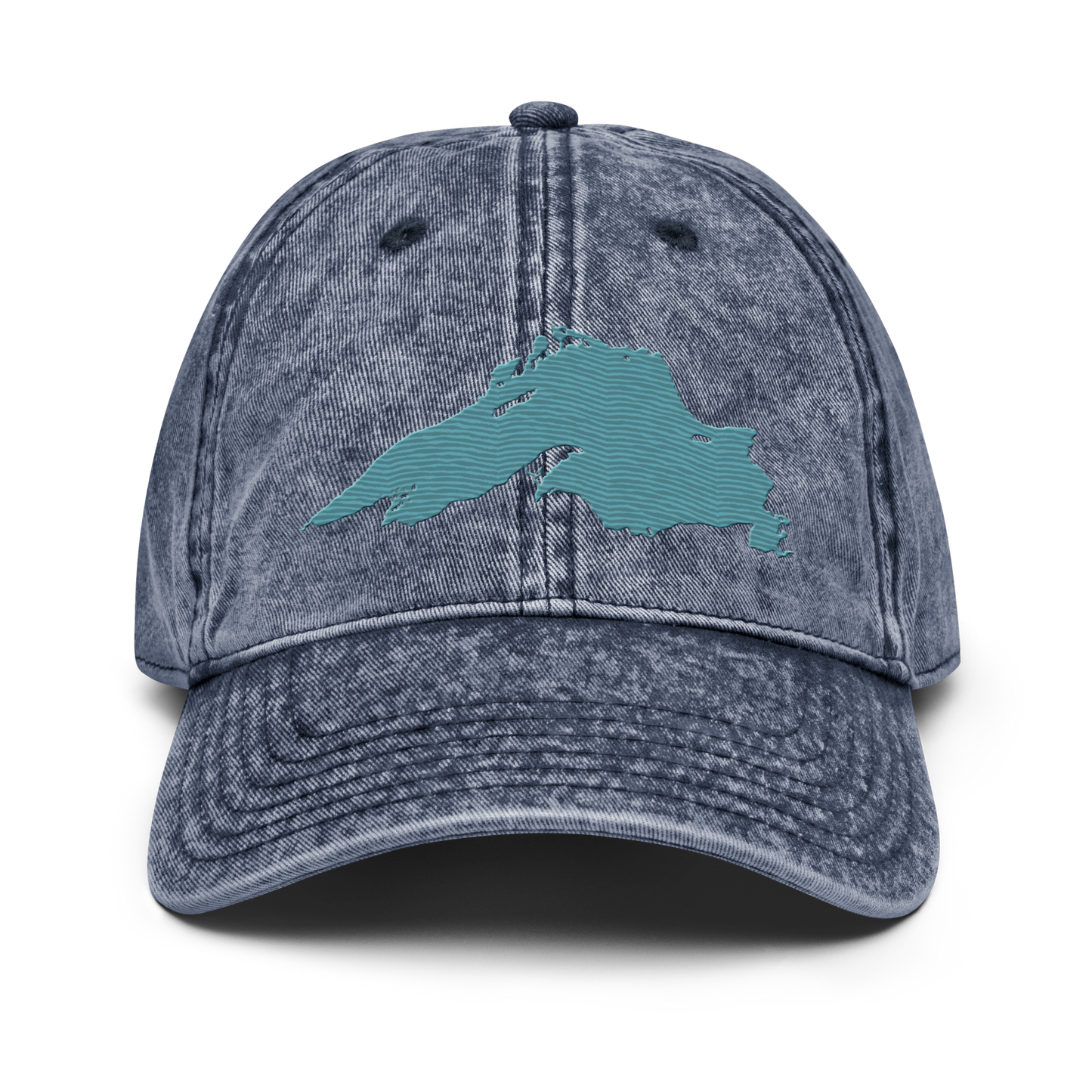 Lake Superior Vintage Baseball Cap | Huron Blue