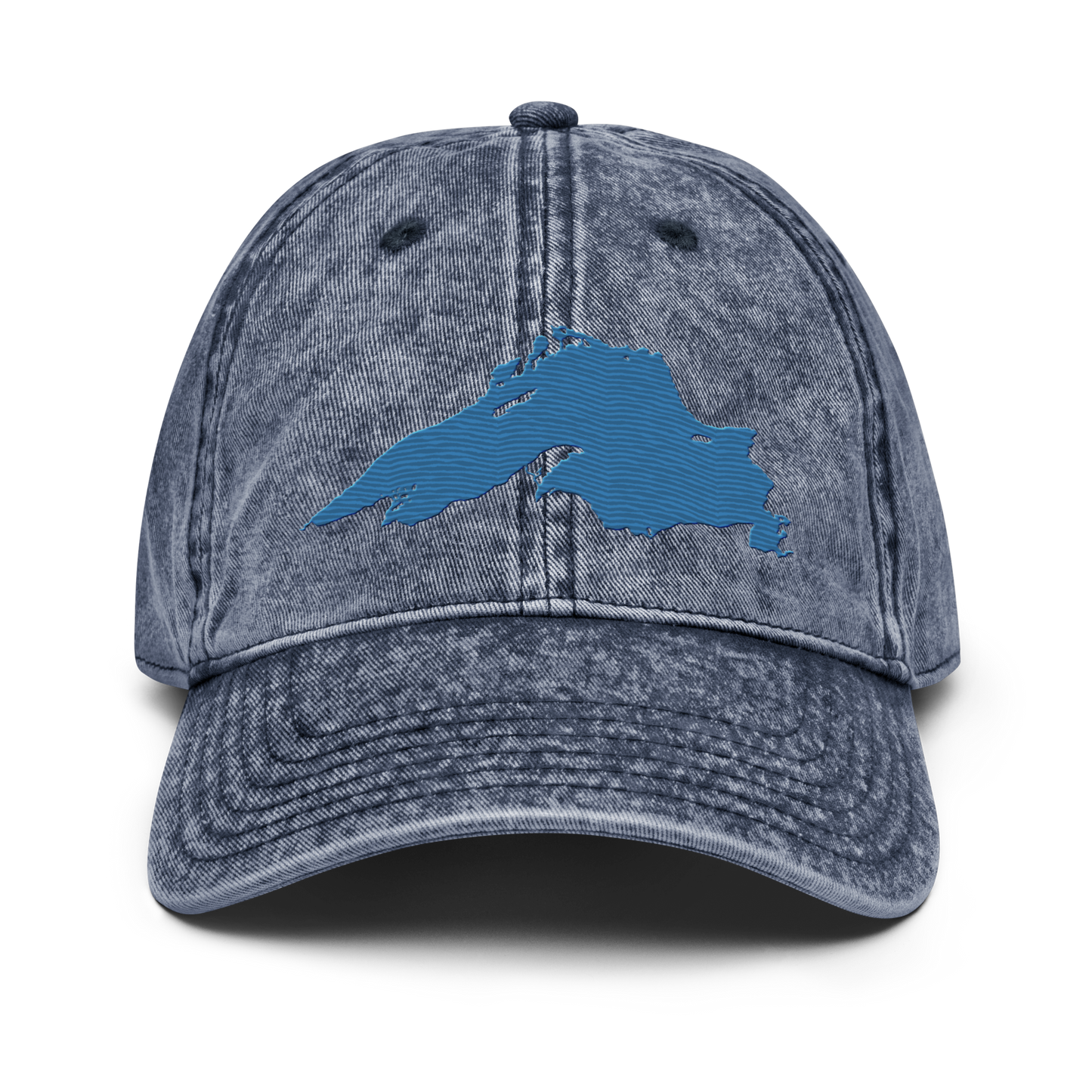 Lake Superior Vintage Baseball Cap | Superior Blue