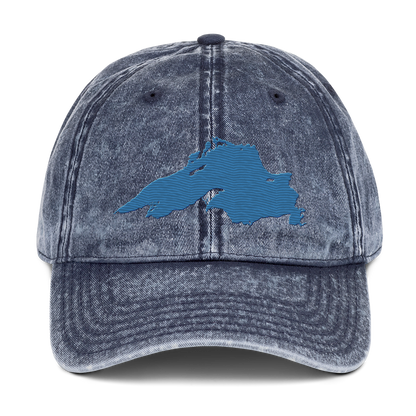 Lake Superior Vintage Baseball Cap | Superior Blue