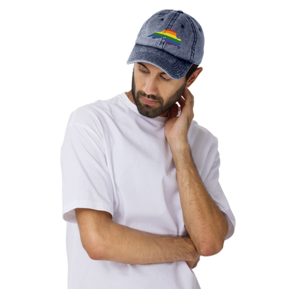 Lake Superior Vintage Baseball Cap | Rainbow Pride Edition