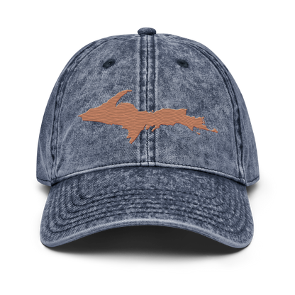 Upper Peninsula Vintage Baseball Cap | Copper