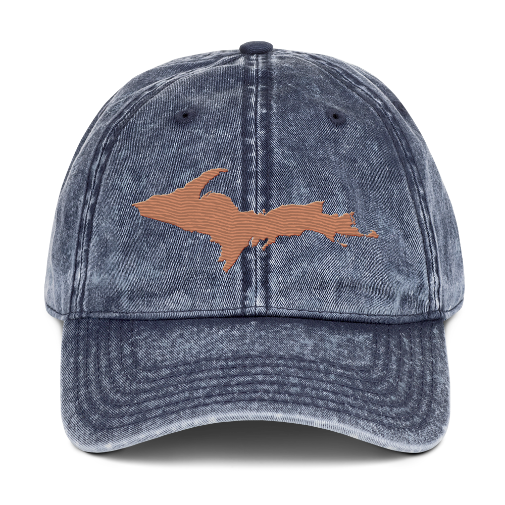 Upper Peninsula Vintage Baseball Cap | Copper