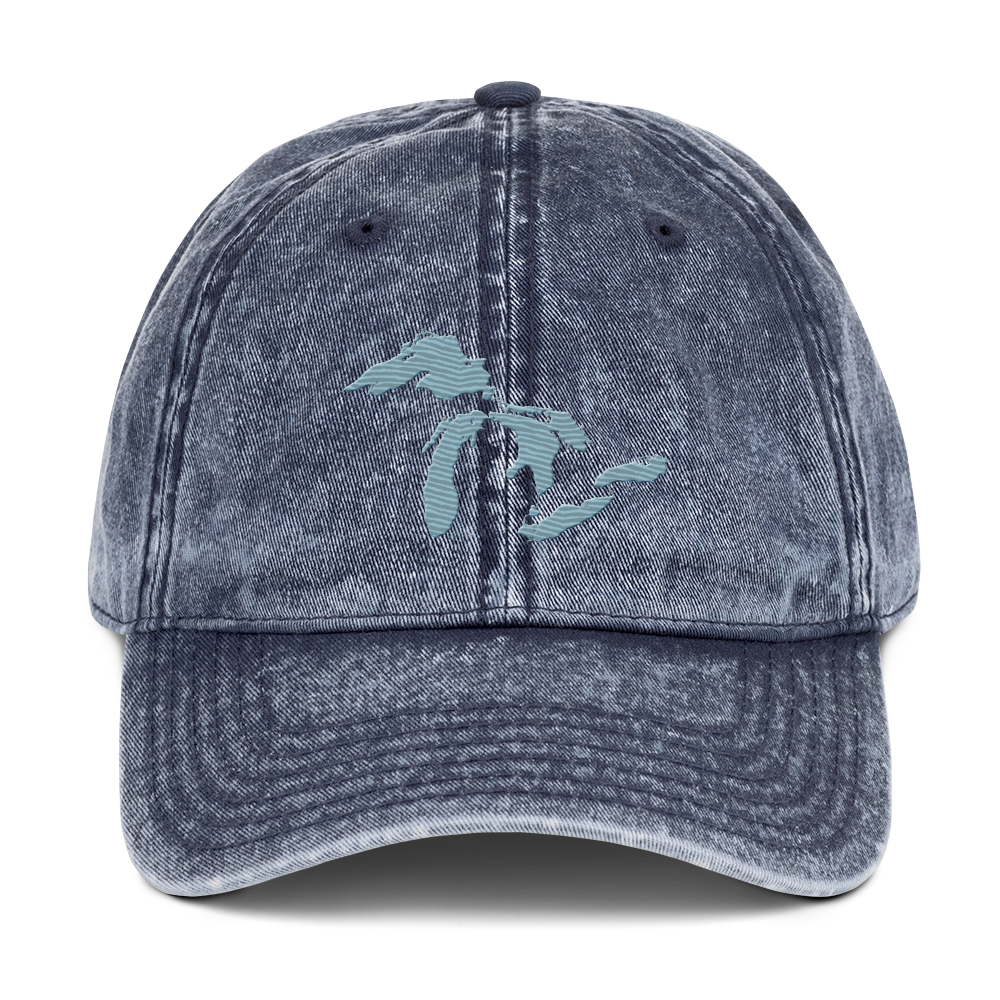 Great Lakes Vintage Baseball Cap | Opal Blue