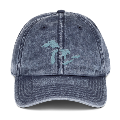 Great Lakes Vintage Baseball Cap | Opal Blue