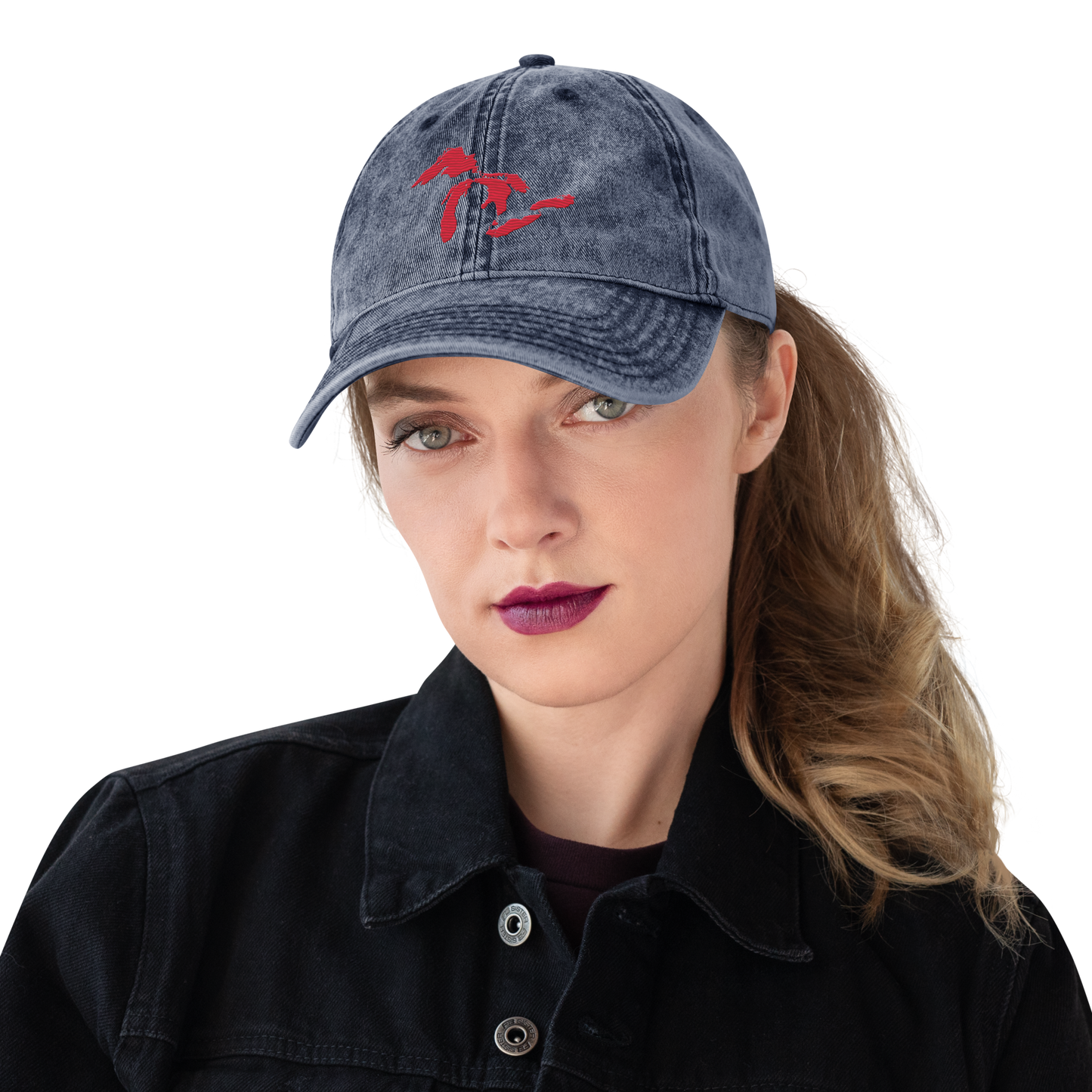 Great Lakes Vintage Baseball Cap | Lighthouse Red