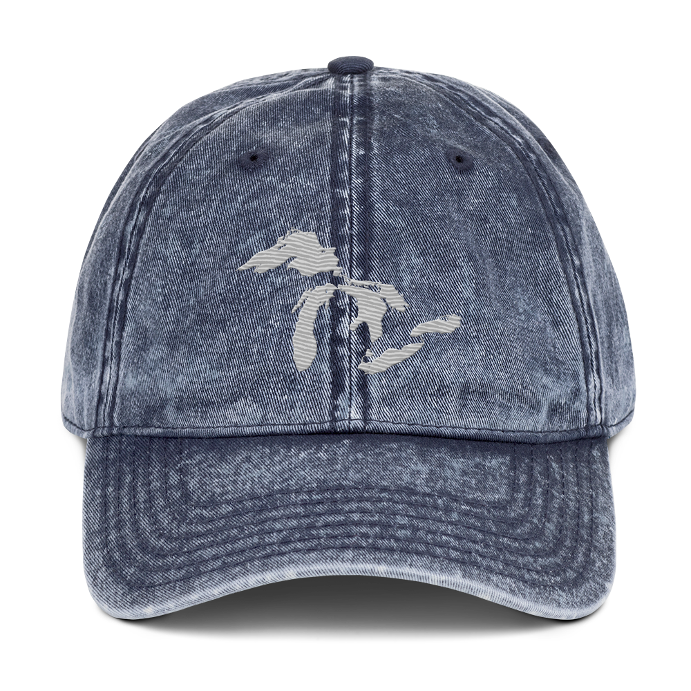 Great Lakes Vintage Baseball Cap | Platinum