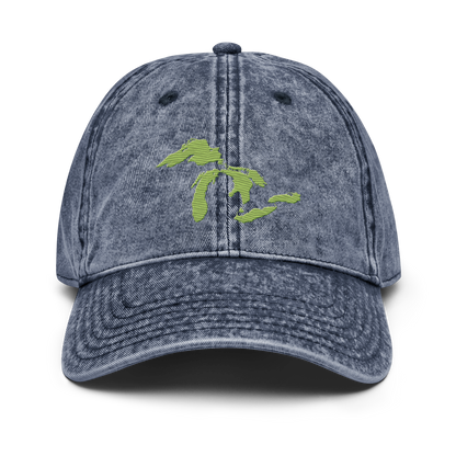 Great Lakes Vintage Baseball Cap | Gooseberry Green