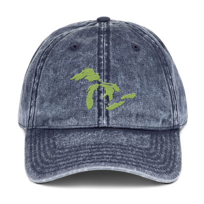 Great Lakes Vintage Baseball Cap | Gooseberry Green