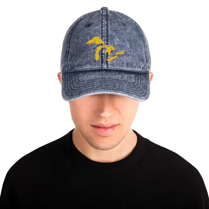 Great Lakes Vintage Baseball Cap | Maize