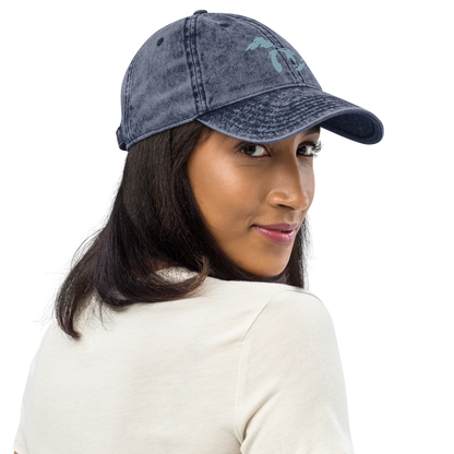 Great Lakes Vintage Baseball Cap | Opal Blue