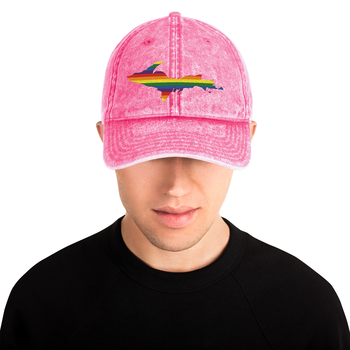 Michigan Upper Peninsula Vintage Baseball Cap (Pride Edition)