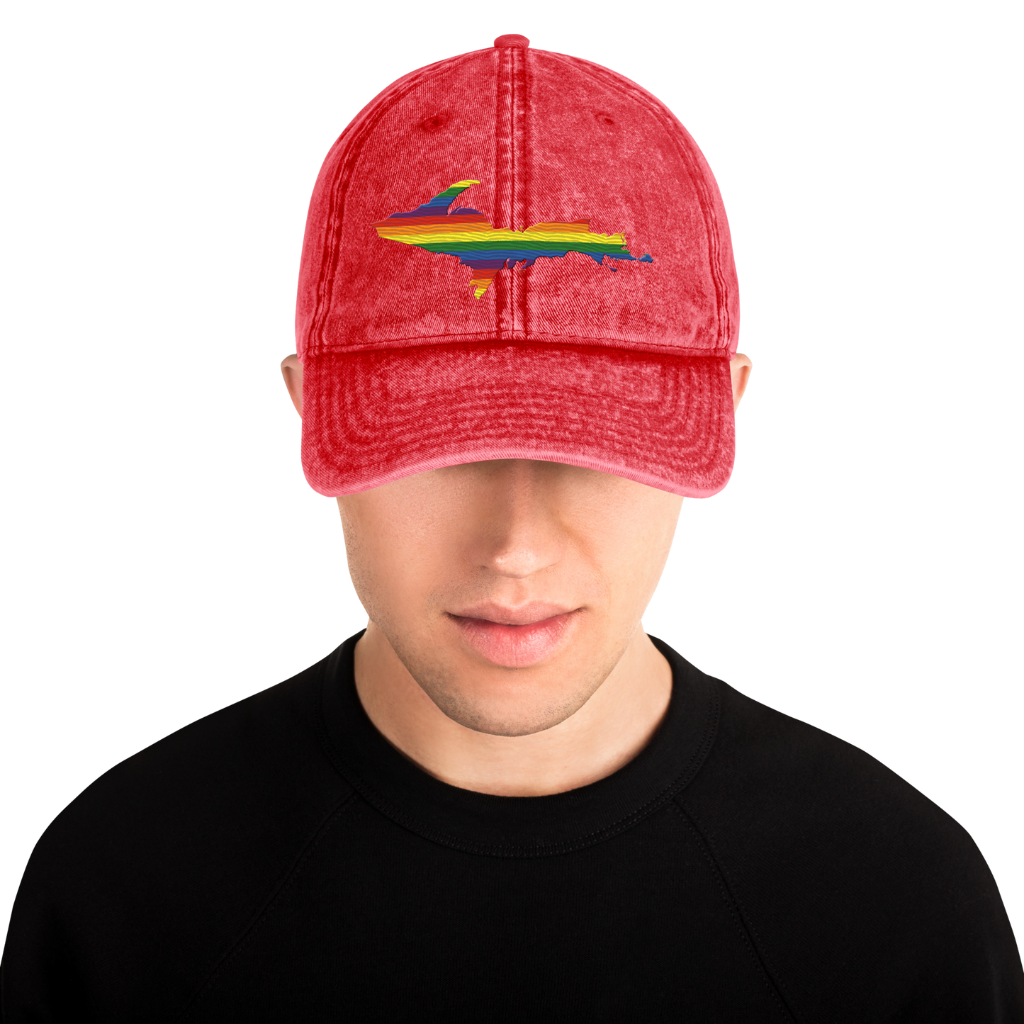 Michigan Upper Peninsula Vintage Baseball Cap (Pride Edition)