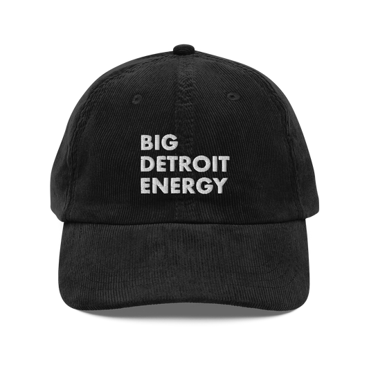 'Big Detroit Energy' Corduroy Cap