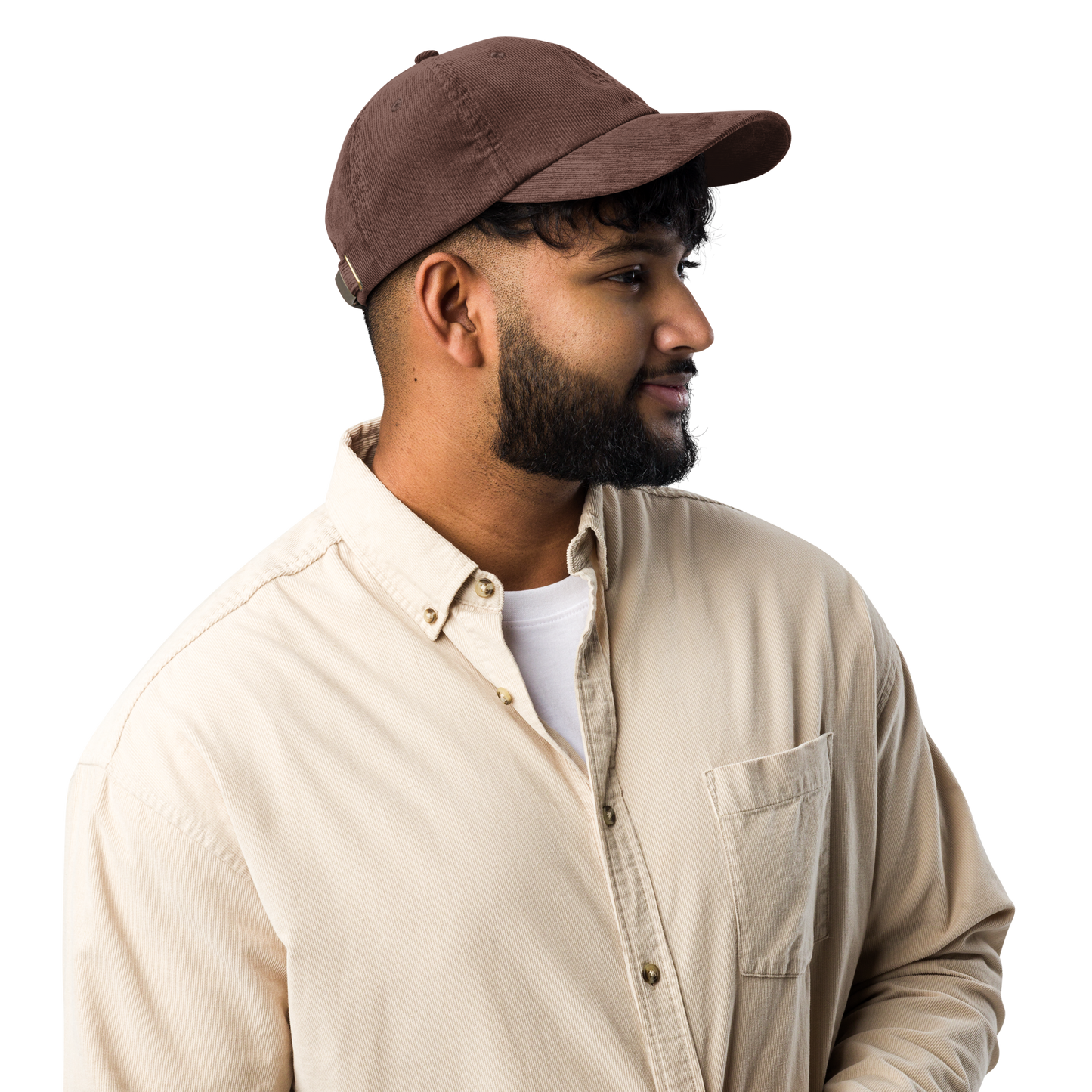 Michigan Corduroy Cap | White Outline