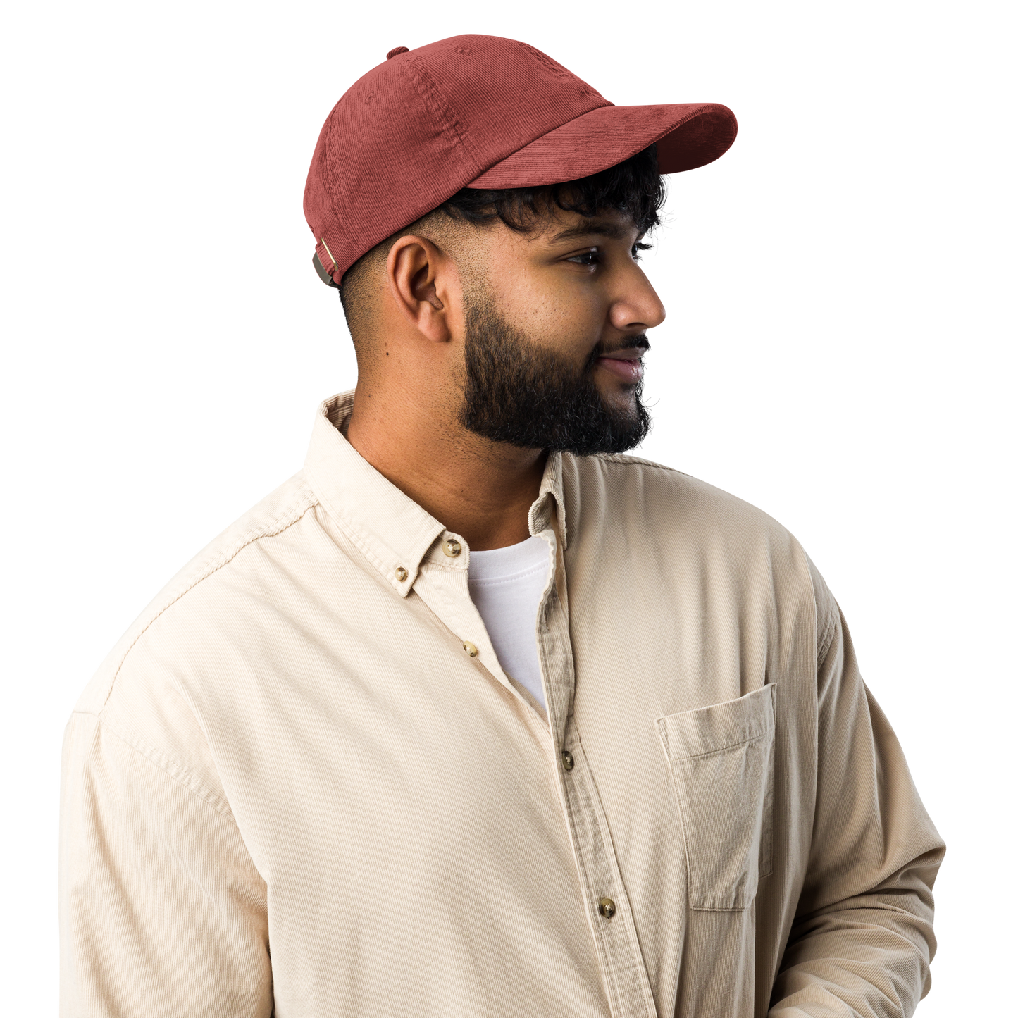 Michigan Corduroy Cap | White Outline