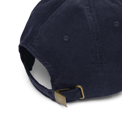 Michigan Corduroy Cap (White Outline)