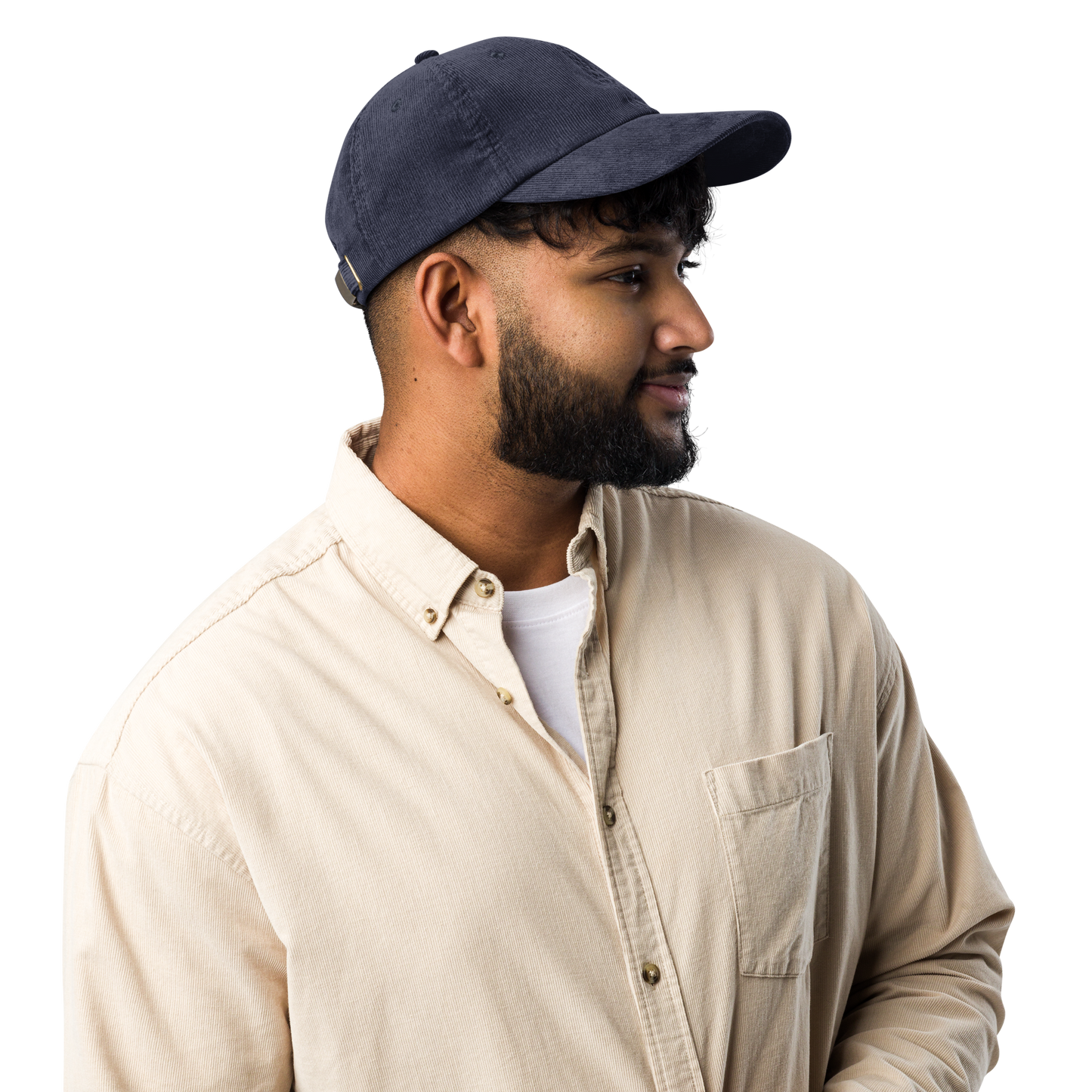 Michigan Corduroy Cap | White Outline