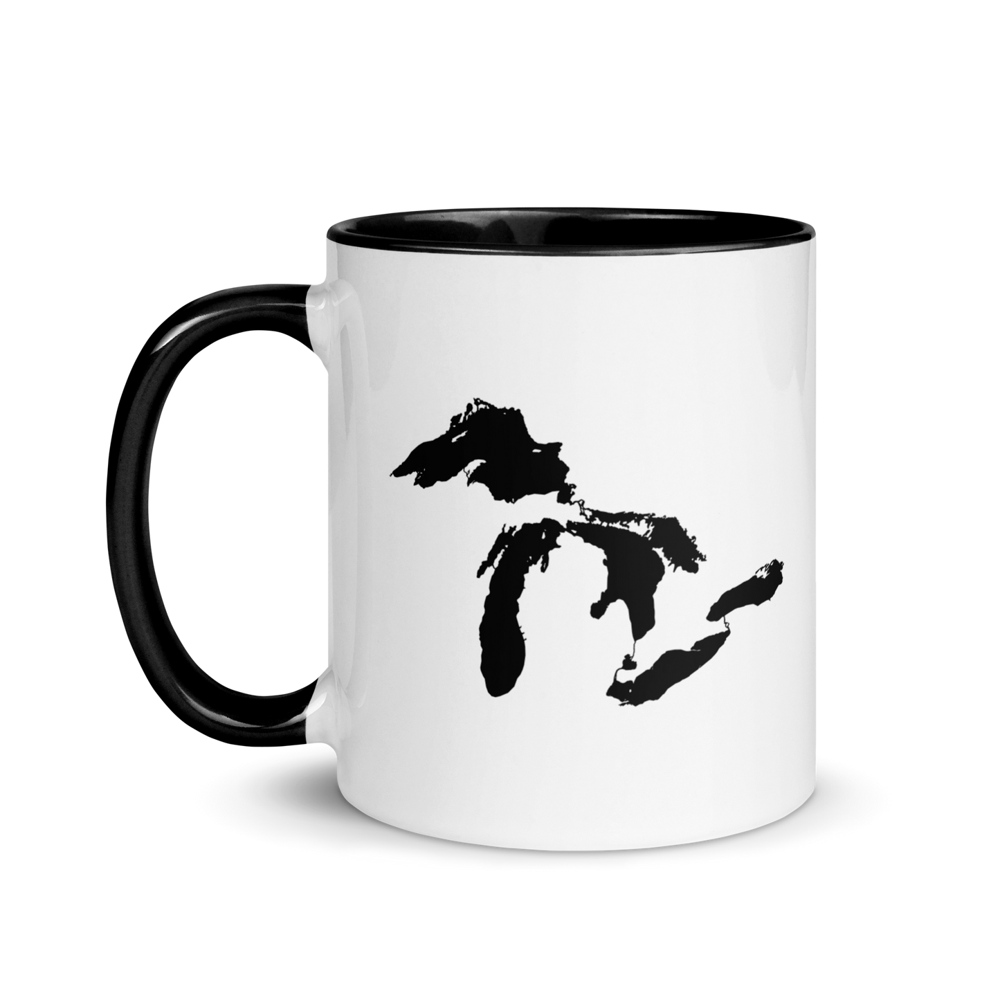 Great Lakes Mug | Color Accent - Black