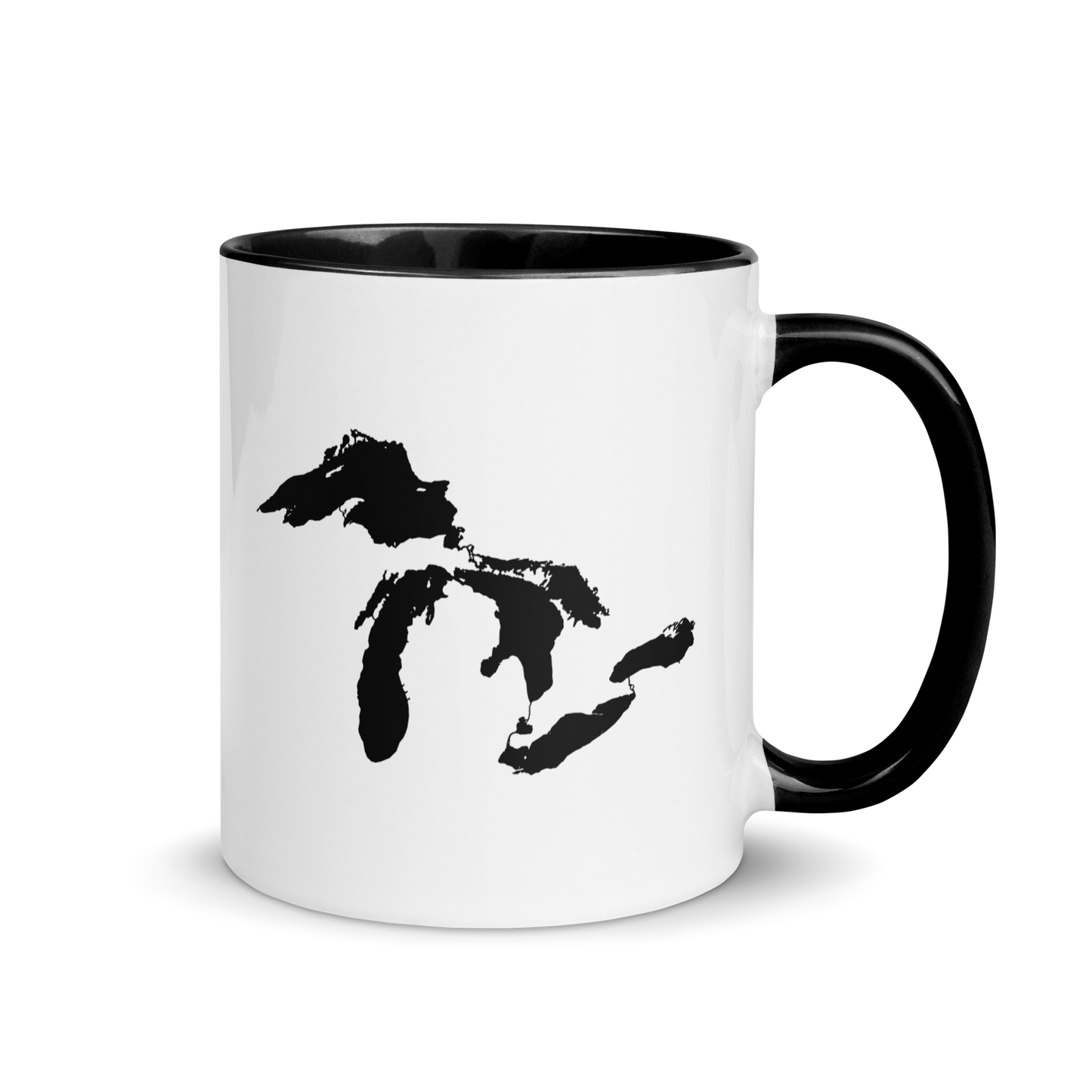 Great Lakes Mug | Color Accent - Black