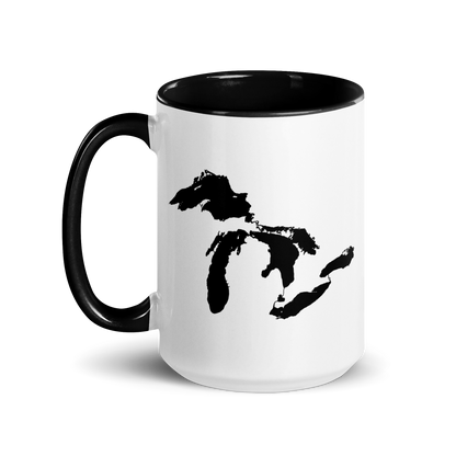 Great Lakes Mug | Color Accent - Black