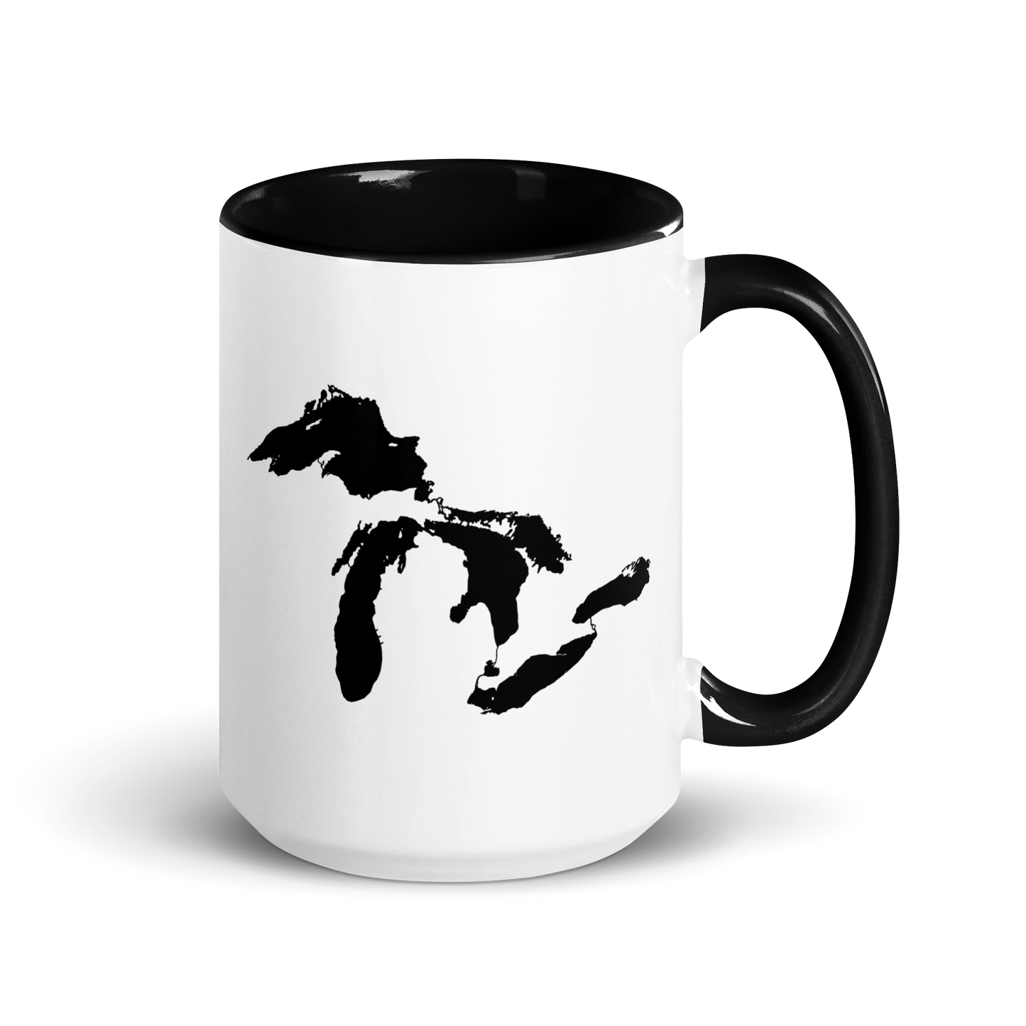 Great Lakes Mug | Color Accent - Black