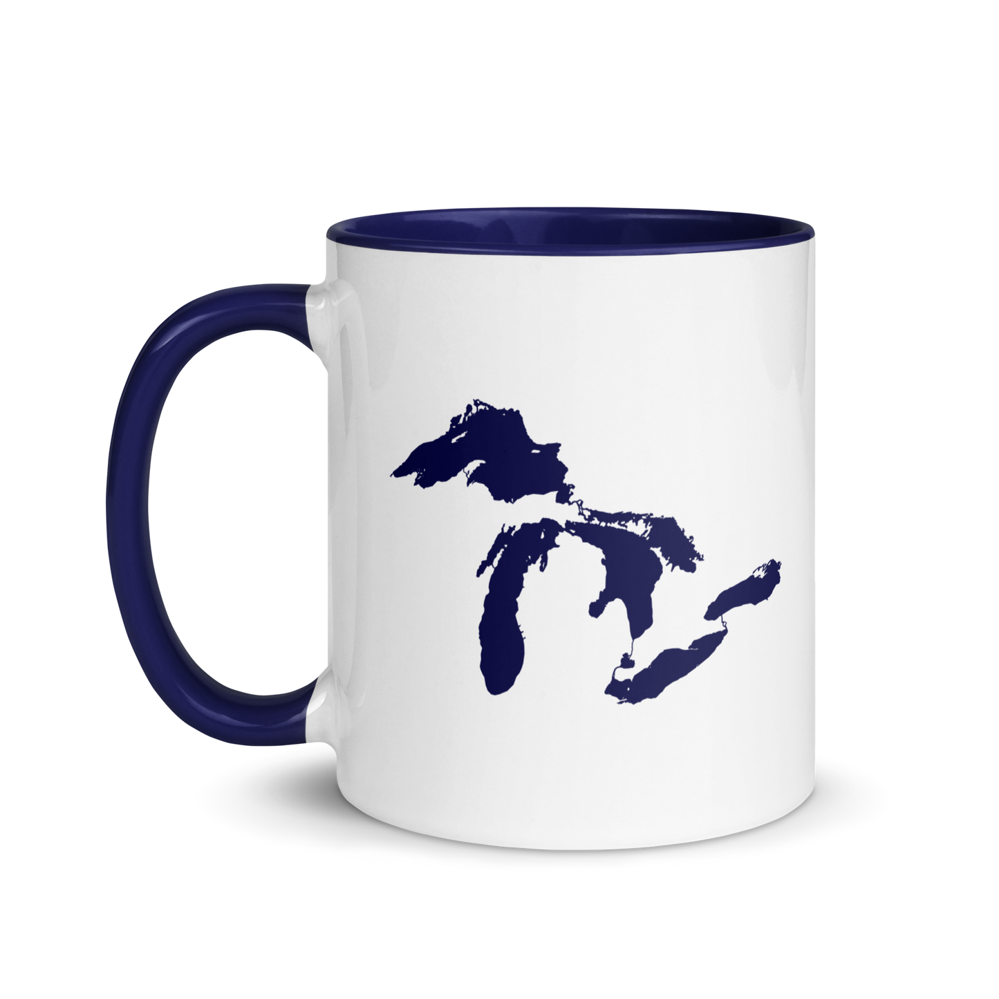 Great Lakes Mug | Color Accent - Dark Blue