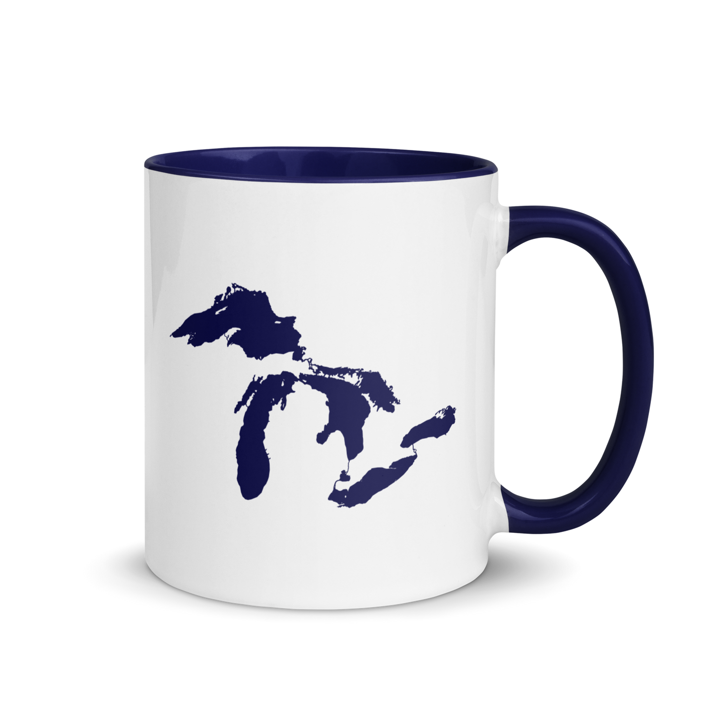 Great Lakes Mug | Color Accent - Dark Blue