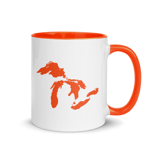 Great Lakes Mug | Color Accent - Orange