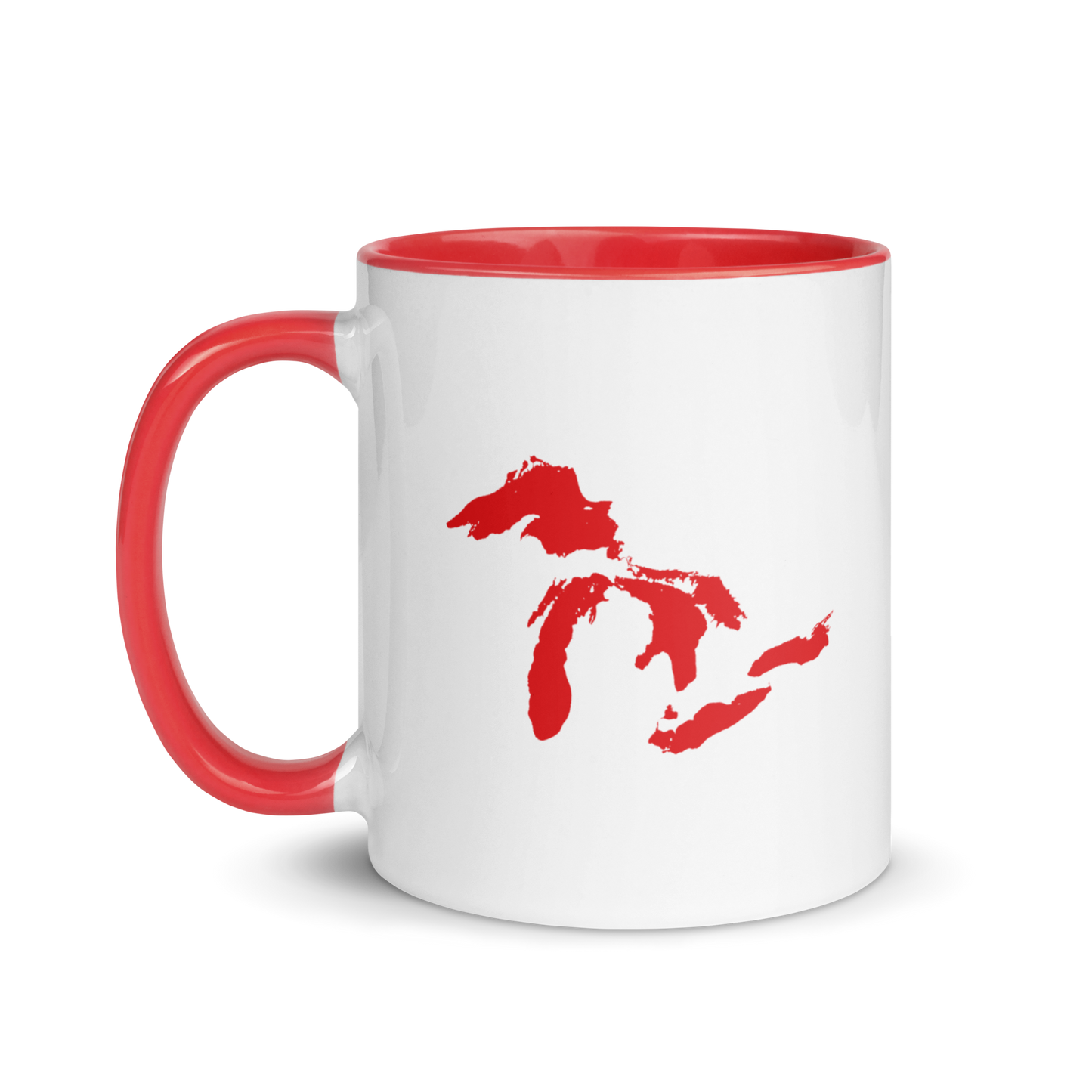 Great Lakes Mug | Color Accent - Red