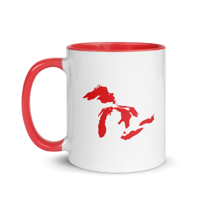 Great Lakes Mug | Color Accent - Red