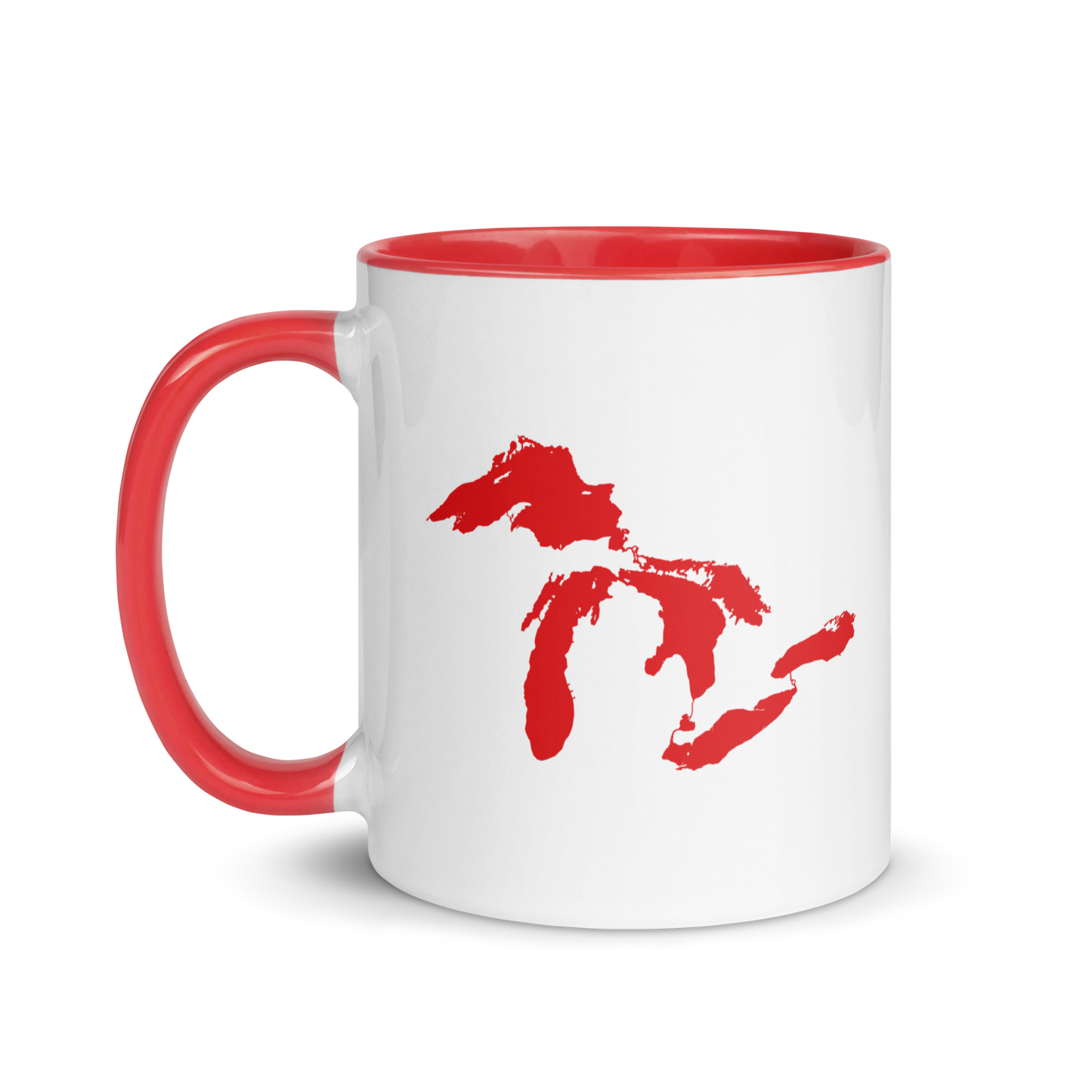 Great Lakes Mug | Color Accent - Red