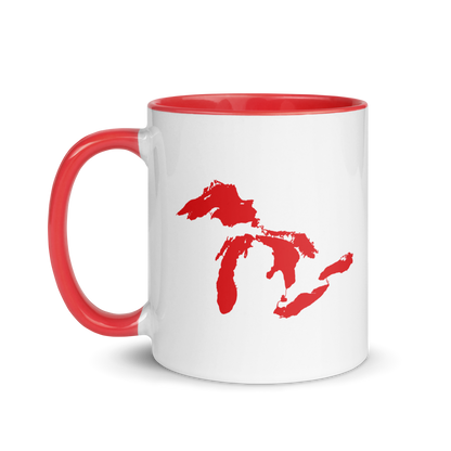 Great Lakes Mug | Color Accent - Red