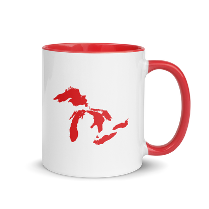 Great Lakes Mug | Color Accent - Red