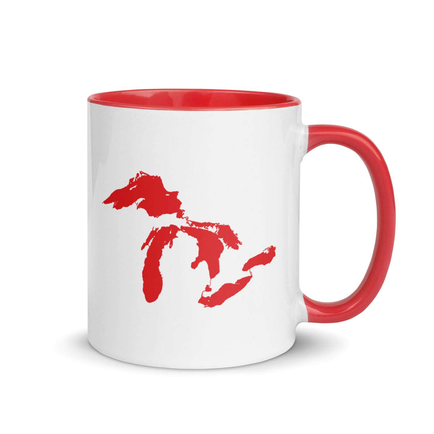 Great Lakes Mug | Color Accent - Red