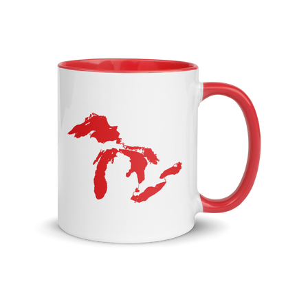 Great Lakes Mug | Color Accent - Red