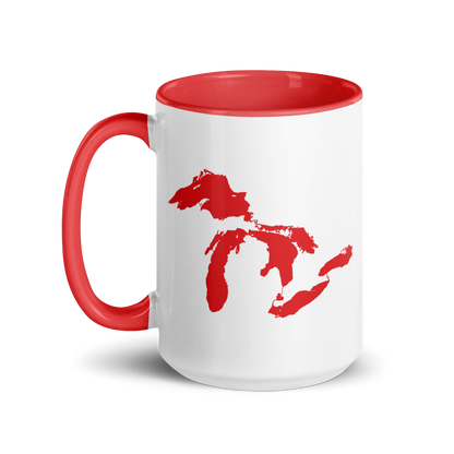 Great Lakes Mug | Color Accent - Red