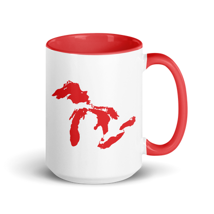 Great Lakes Mug | Color Accent - Red