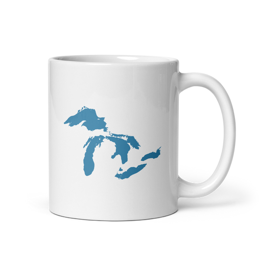 Great Lakes Mug (Lake Michigan Blue)