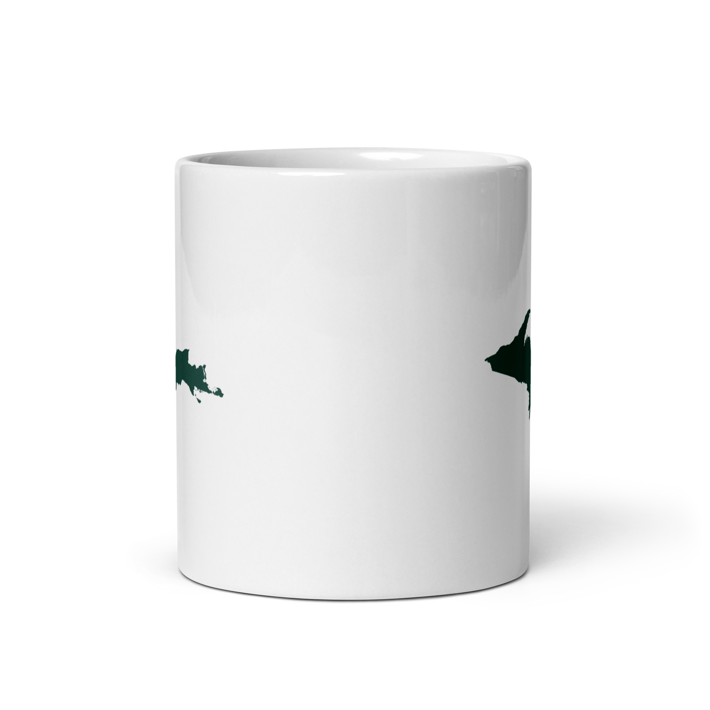 Michigan Upper Peninsula Mug (w/ Green UP Outline)