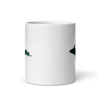 Michigan Upper Peninsula Mug (w/ Green UP Outline)