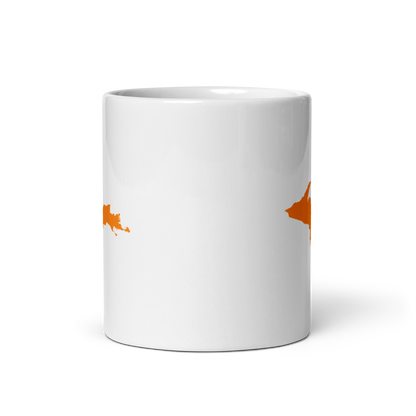 Michigan Upper Peninsula Mug (w/ Orange UP Outline)