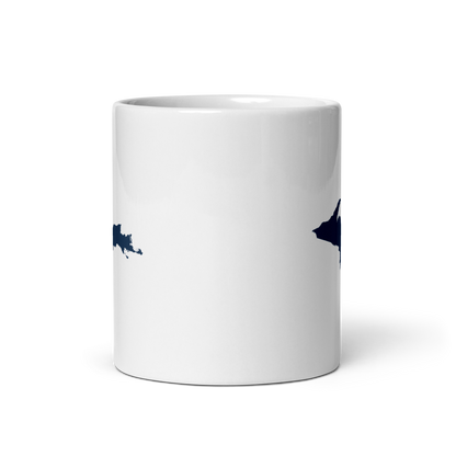 Michigan Upper Peninsula Mug (w/ Navy UP Outline)